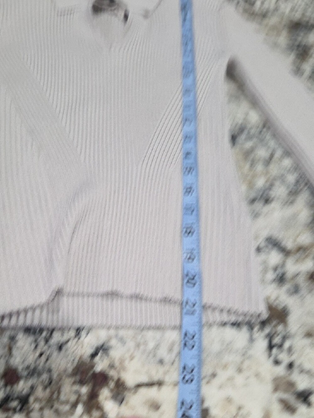 Jason Wu Cream Ribbed Collared Knit Top - Picture 7 of 7